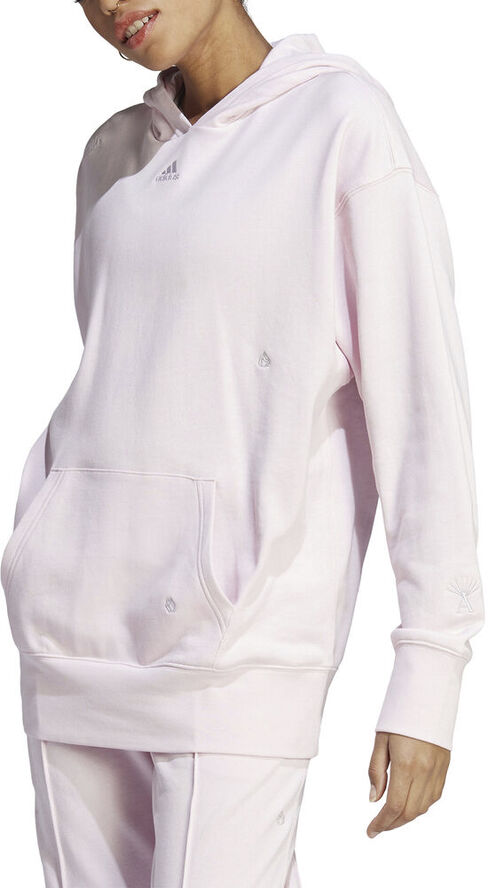 adidas Relaxed with Healing Crystals-Inspired Graphics hættetrøje Pink