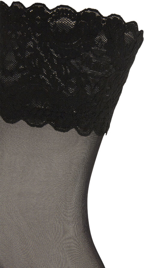 Wolford Satin touch 20 stay-up Sort