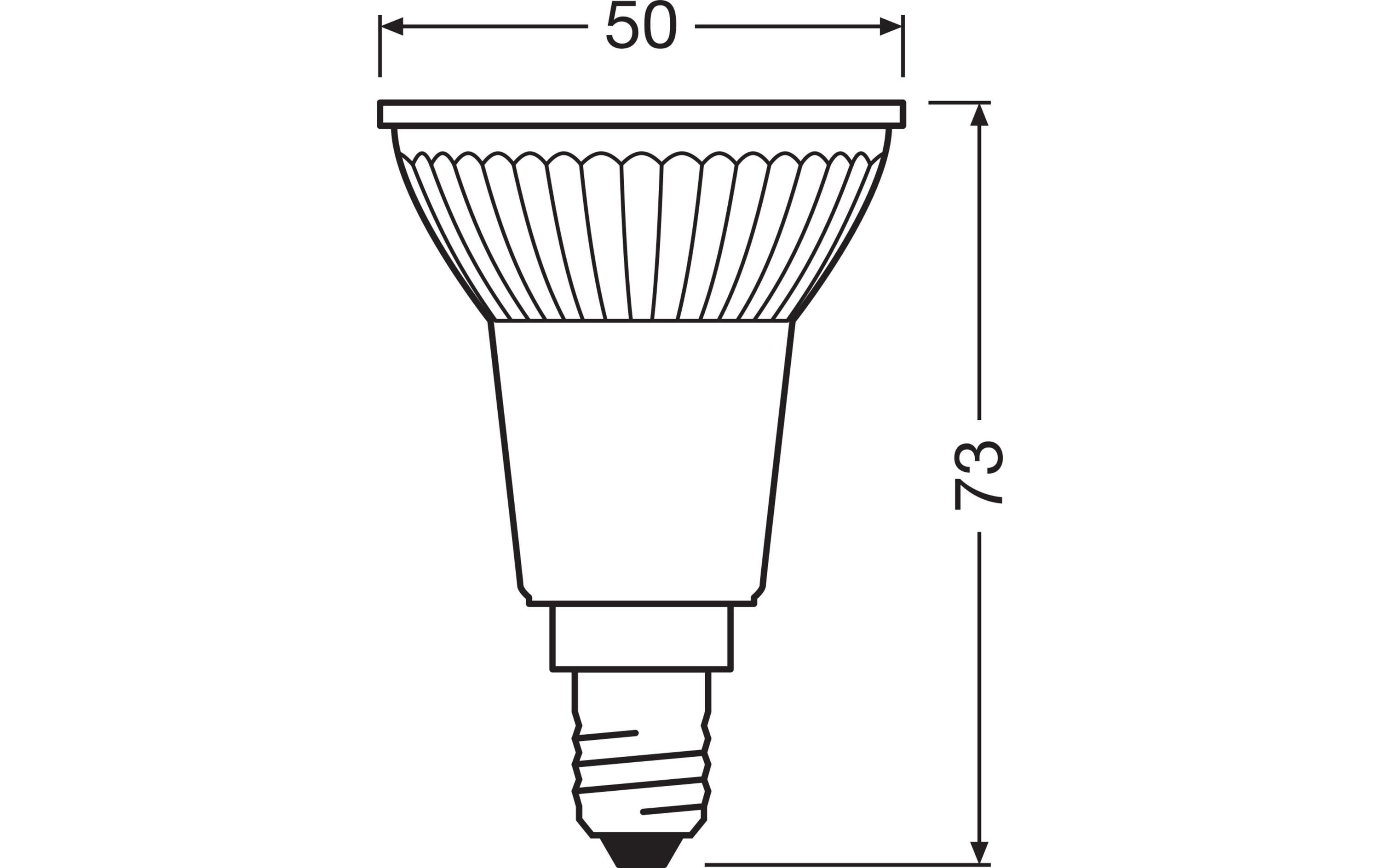Lampe Star PAR16, 4.5W, E14 WarmweissLED-Reflektorlampe PAR16 mit Retrofit-Stecksockel