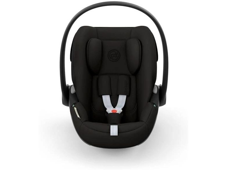 CYBEX Gold Babyschale Cloud G i-Size Magic Black Babyschale nach i-Size-Norm mit Liegefunktion und linearer Seitenaufprallschutz-Technologie