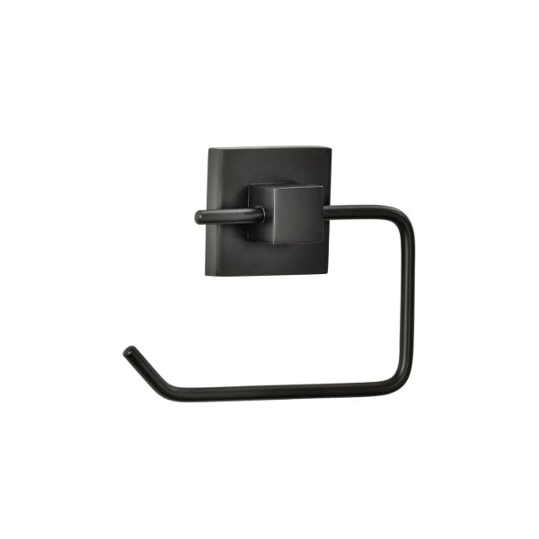Support papier toilette noir mat New York Fackelmann