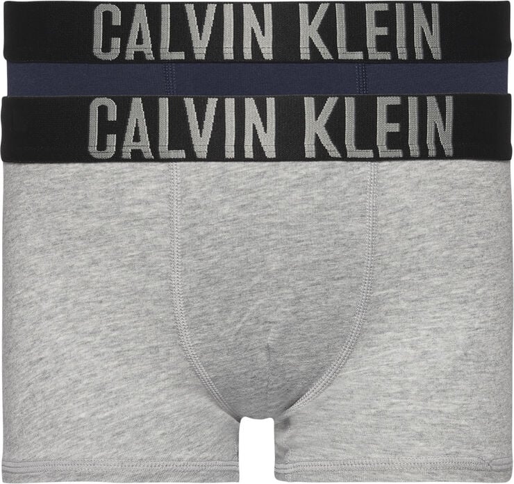 Calvin Klein 2 PACK TRUNKS, 025, Grå
