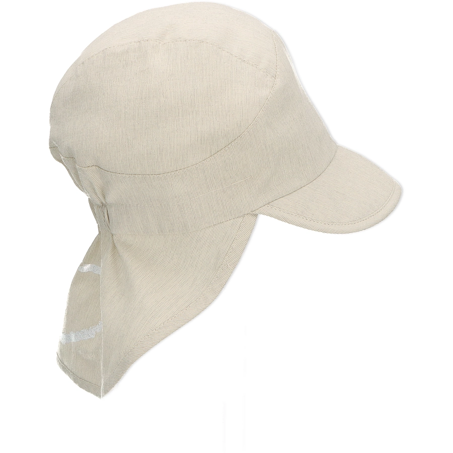 Sterntaler Schirmmütze mit Nackenschutz beige