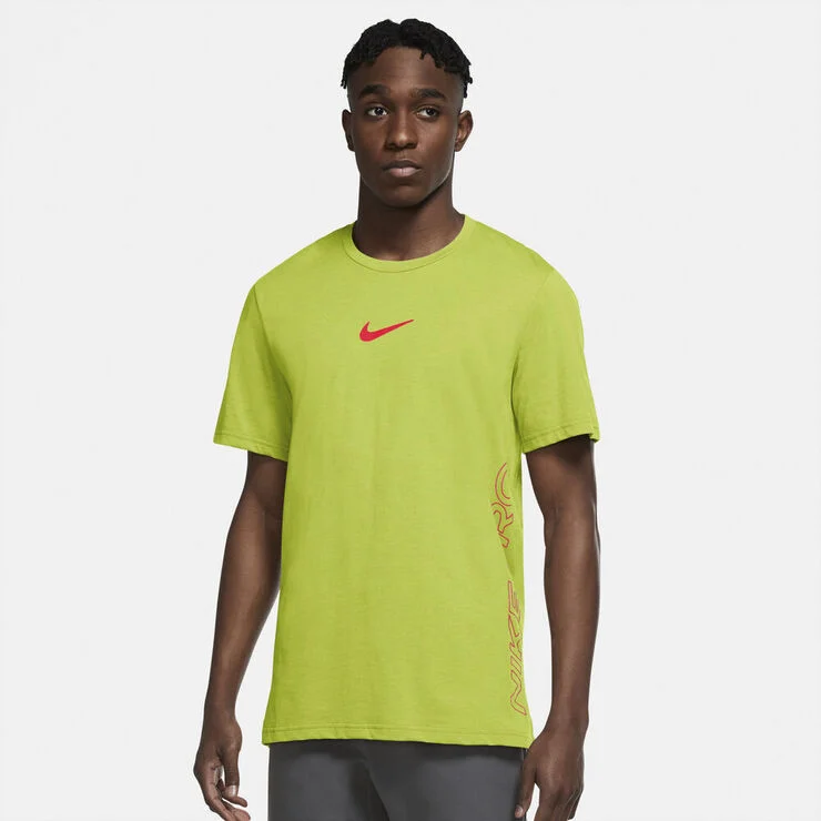 Nike Pro Dri Fit Burnout Traenings T Shirt Grøn