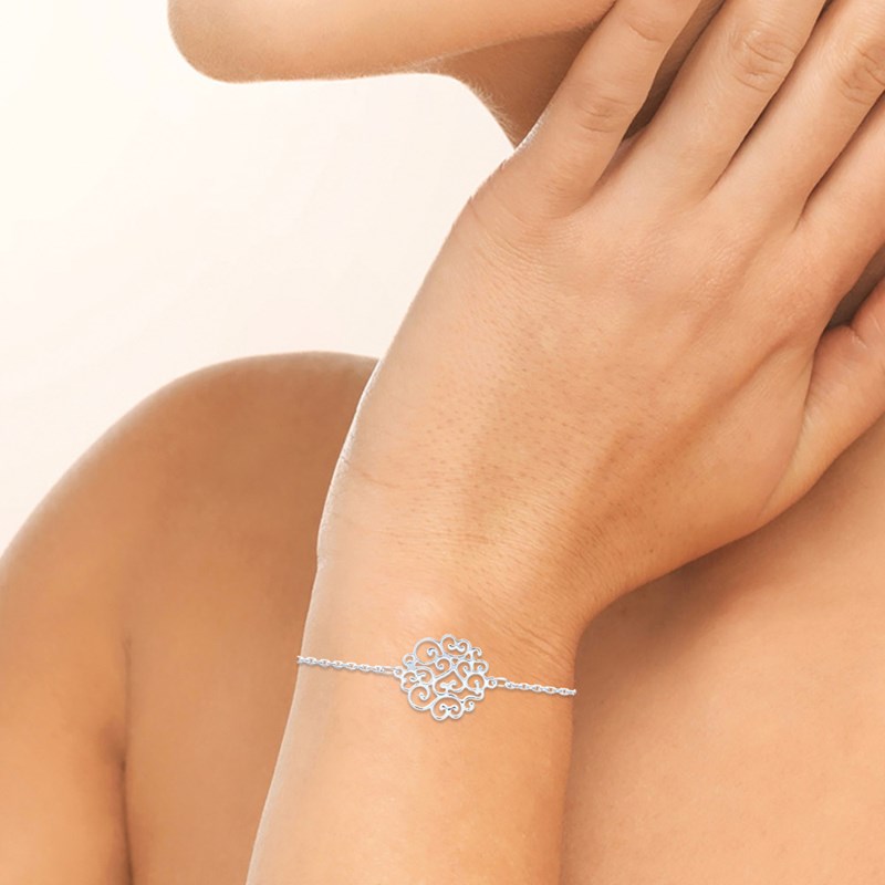 Bracelet Femme - Argent 925 - Longueur : 18 cm
