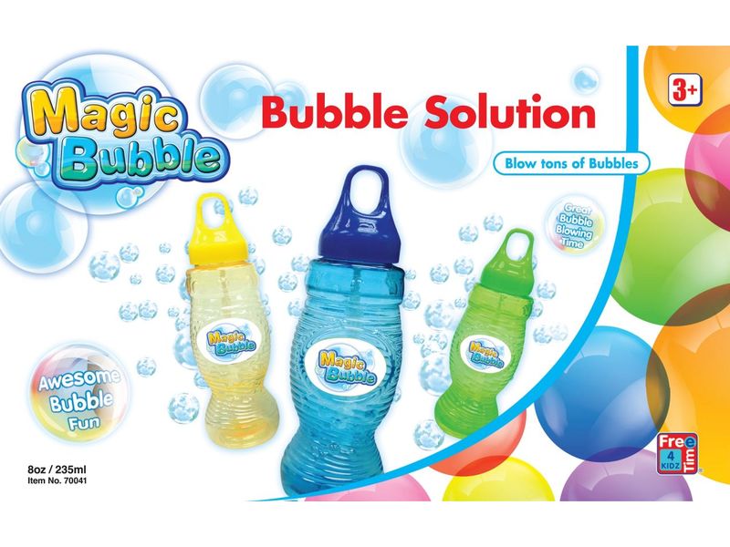 Totally Magic Bubble Seifenblasenflüssigkeit 235 ml assorti Seifenlauge in Kunststoffflasche