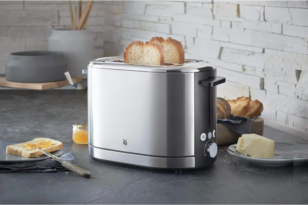 grille pain avec 2 fentes 900W Argent WMF