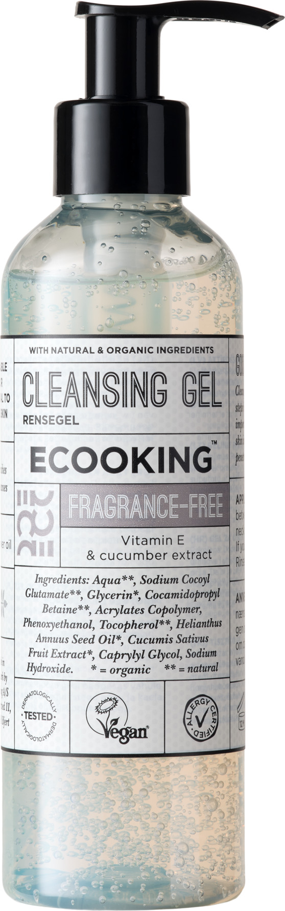 Ecooking Rensegel Parfumefri 200 ml