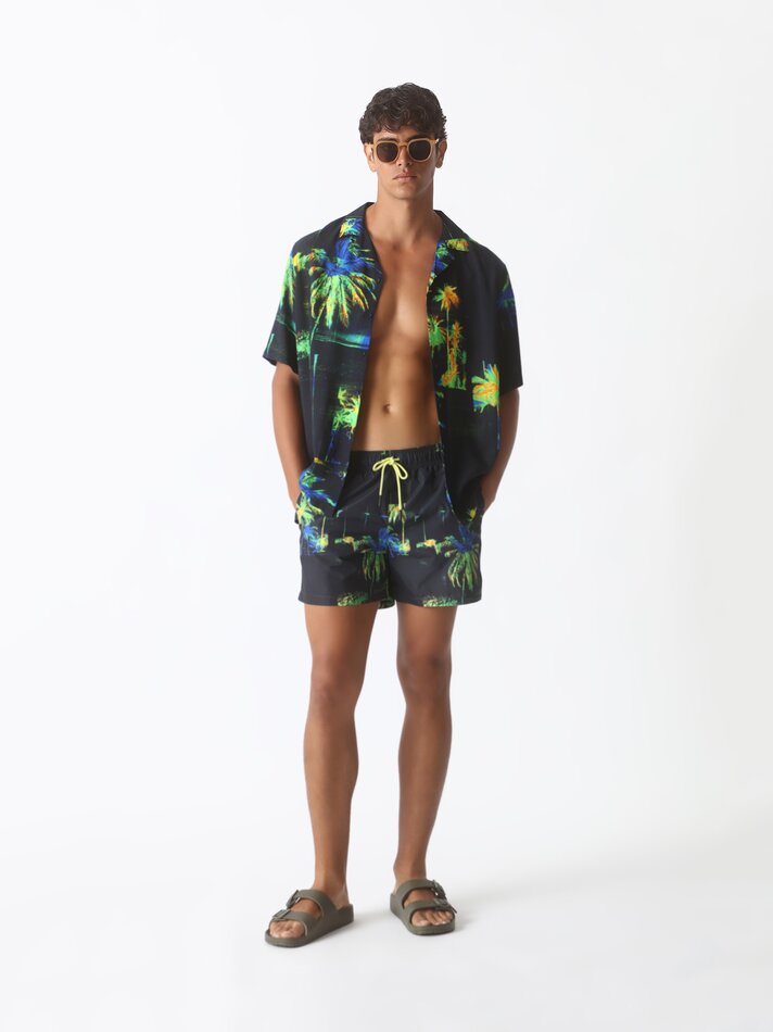 Camisa Resort - Azul Marinho
