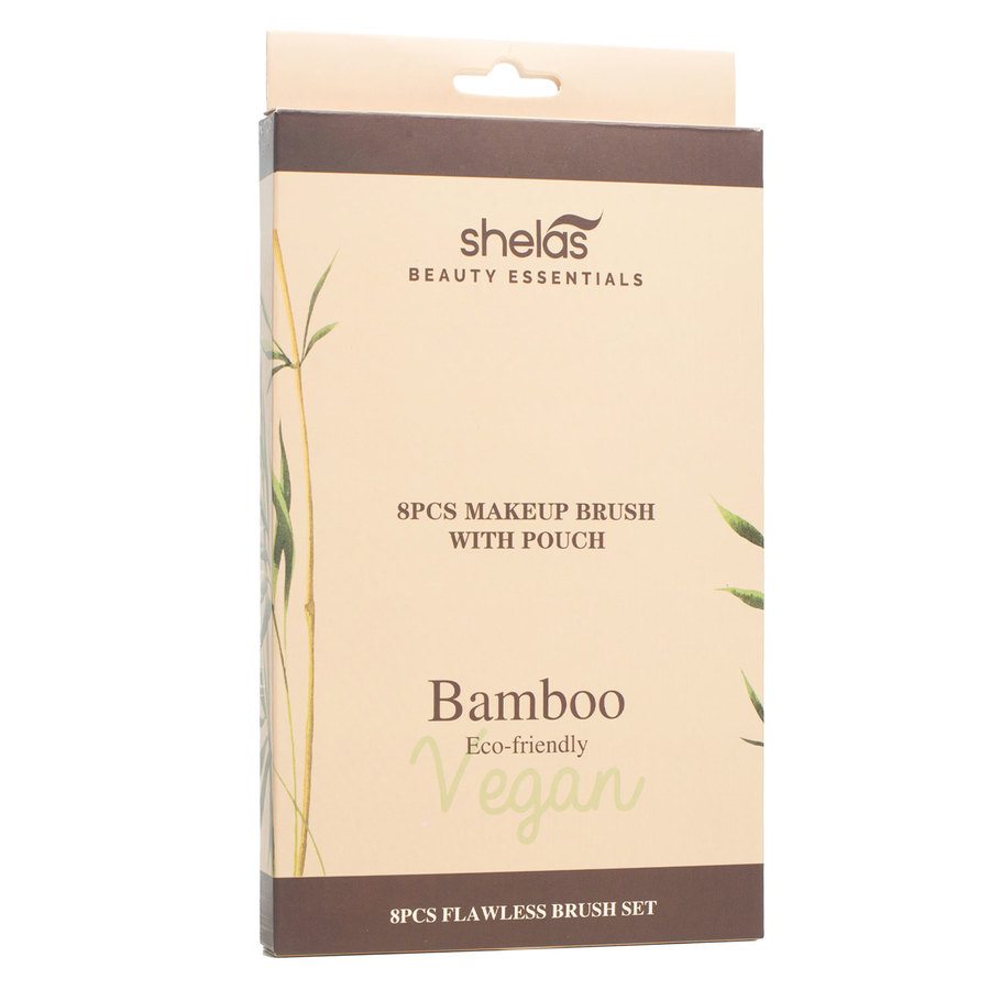 Shelas Eco Friendly Sminkekostsett 8stk