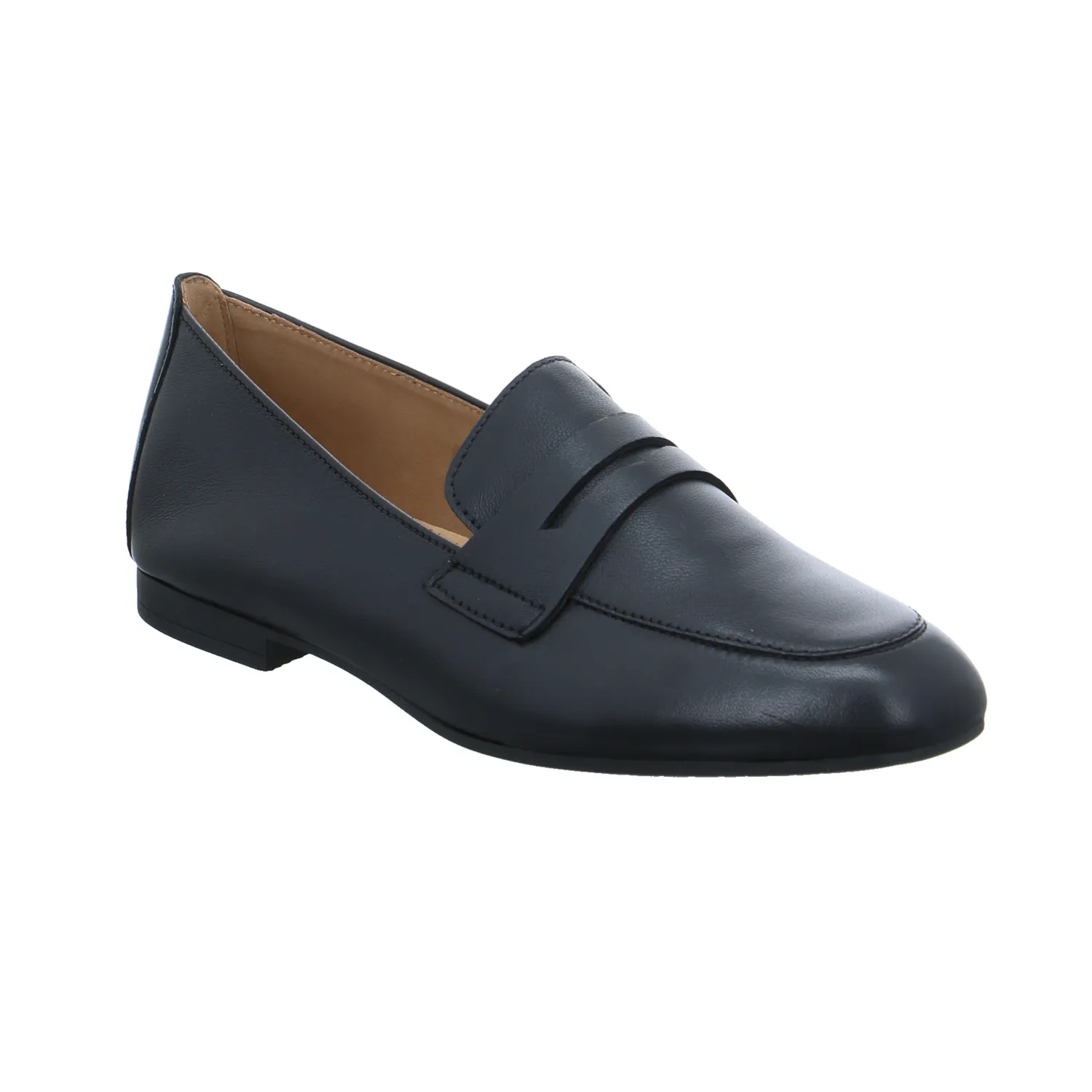 GABOR Slipper Schwarz Leder  