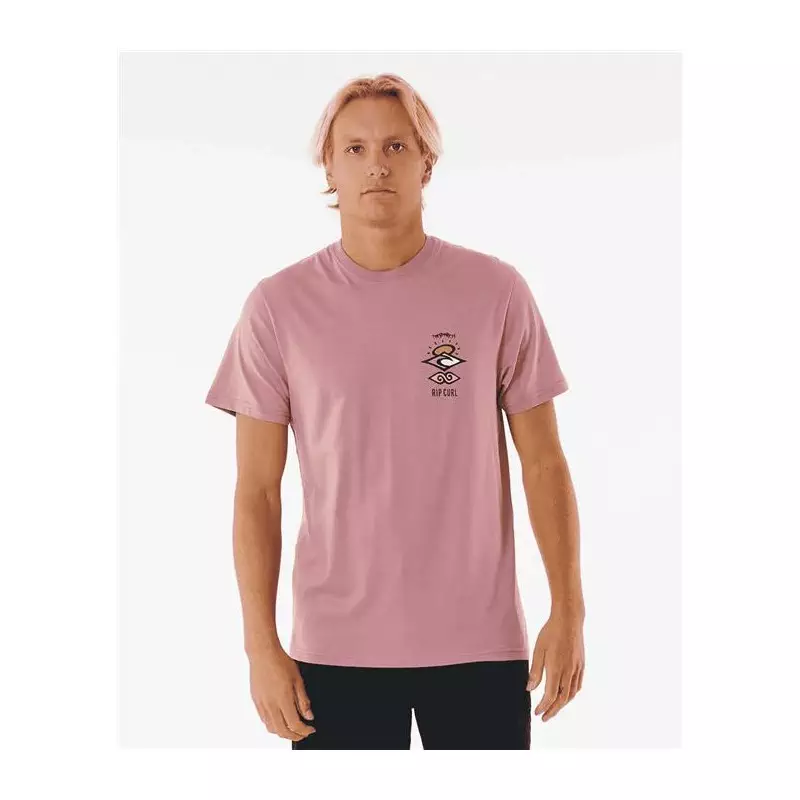 Teeshirt RIPCURL Search Icon Tee Mauve