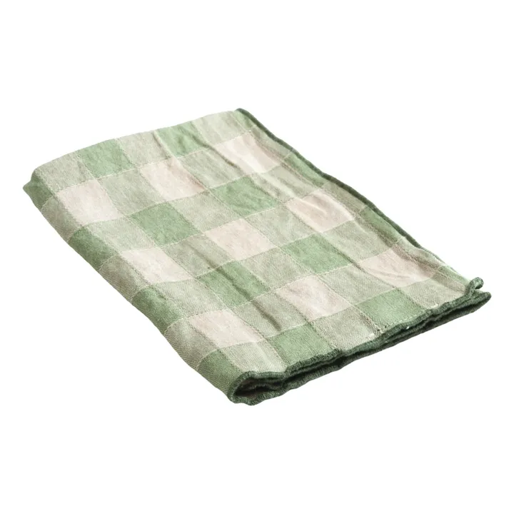 Maison de Vacances Serviette de table Bourdon en toile vintage | Sauge
