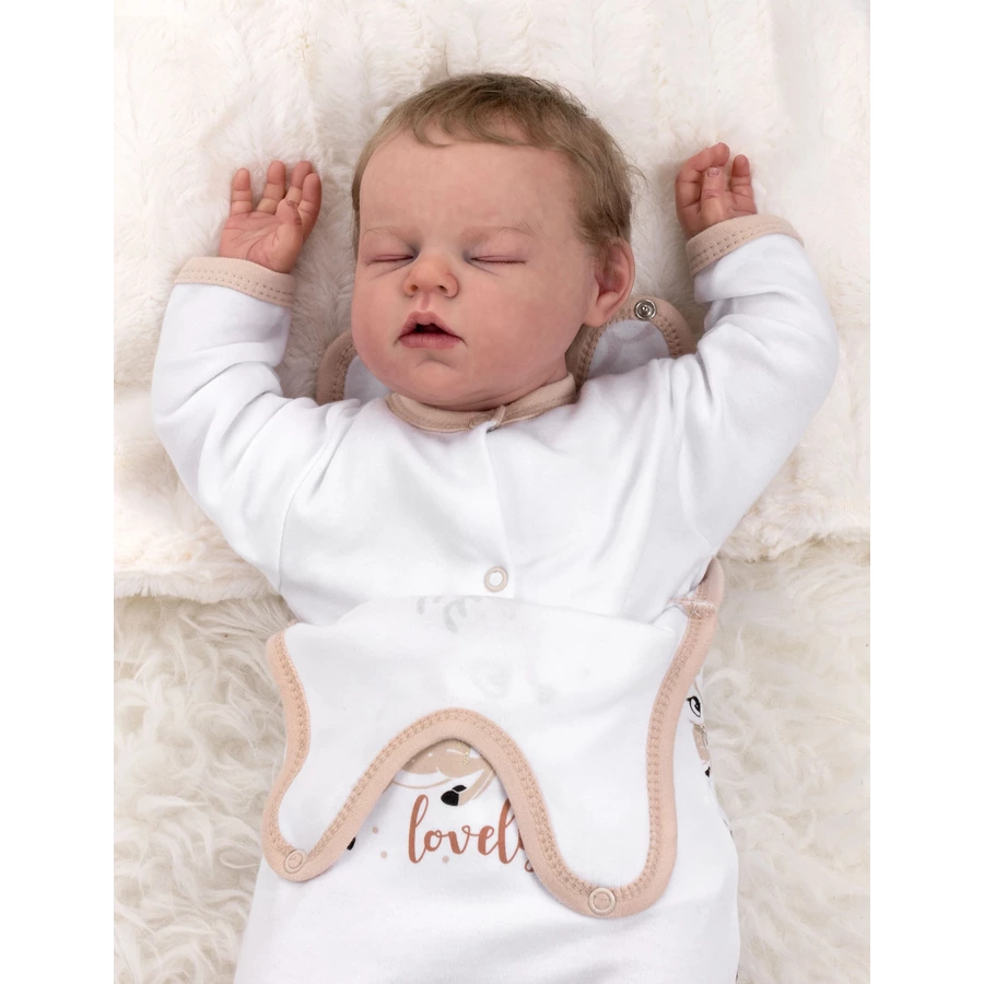 Baby Sweets 2tlg Set Strampler + Shirt Lovely Deer beige weiß