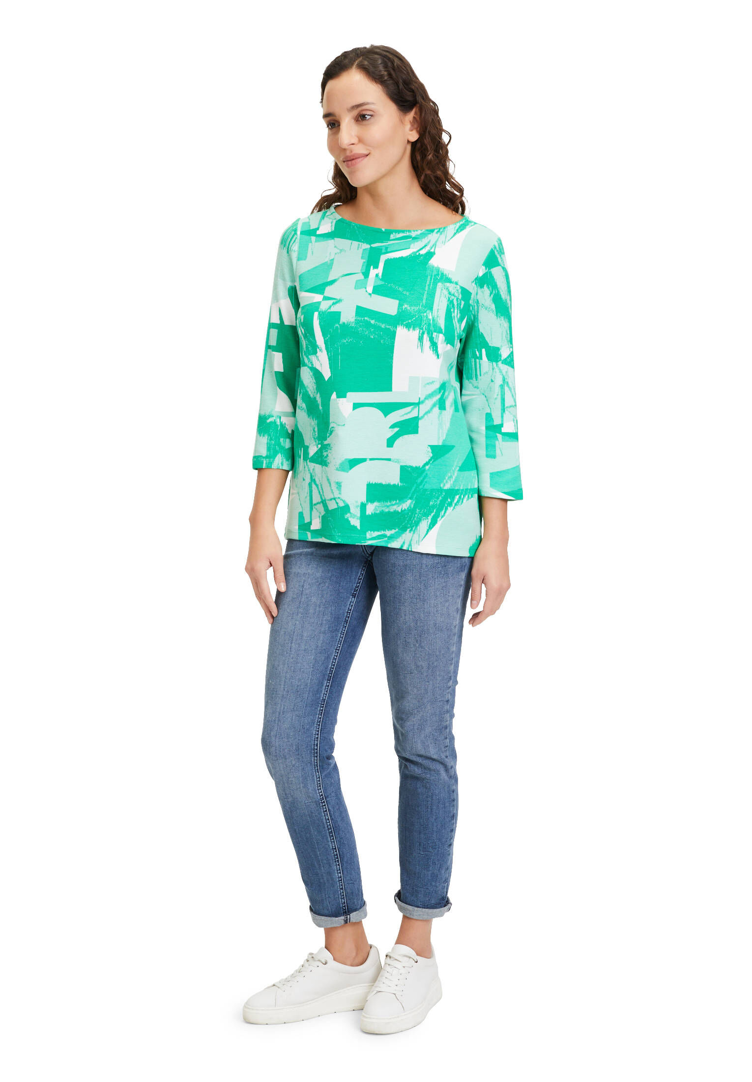 Betty Barclay| Damen Sweatshirt mit Rippenstruktur