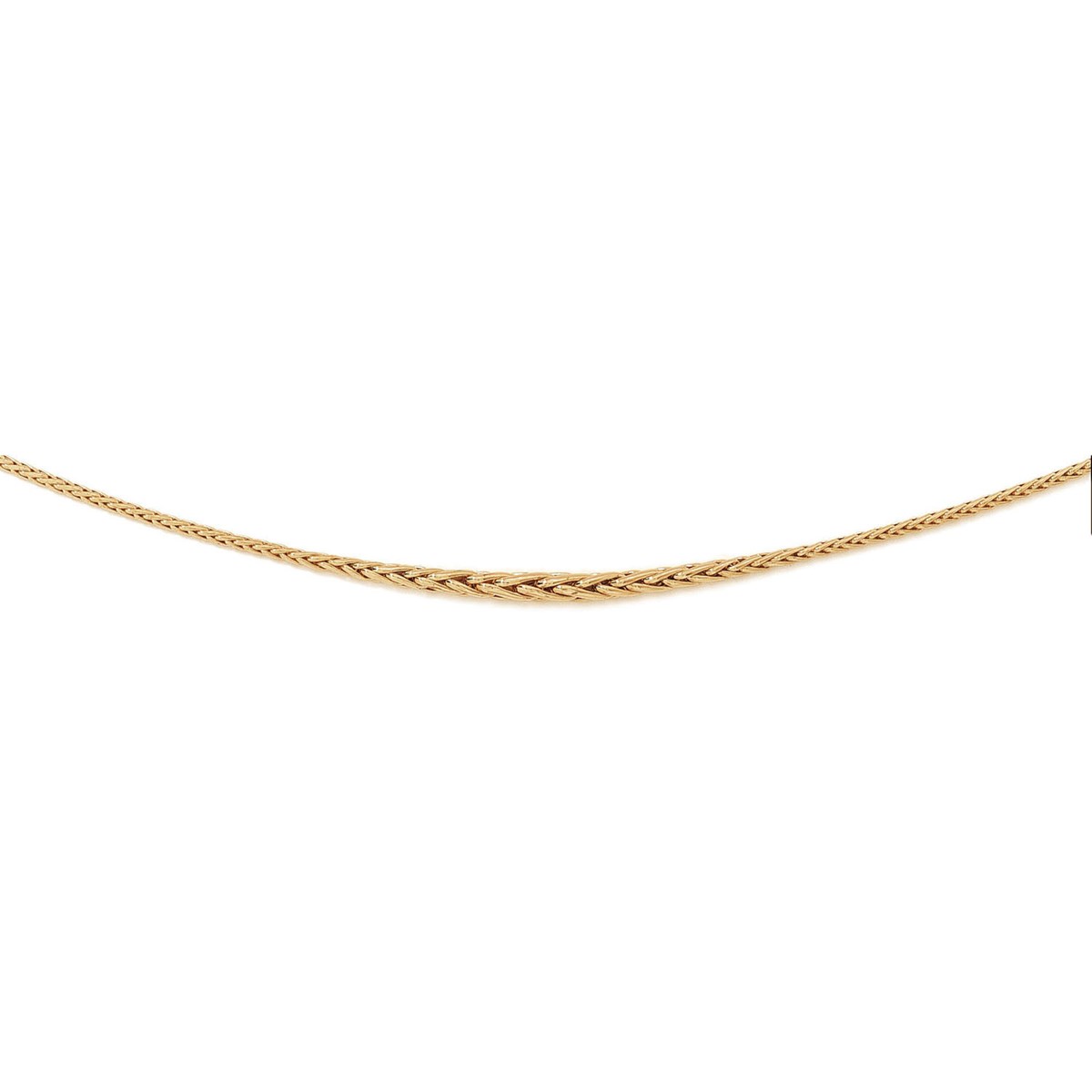 Collier Brillaxis maille palmier or jaune 18 carats
