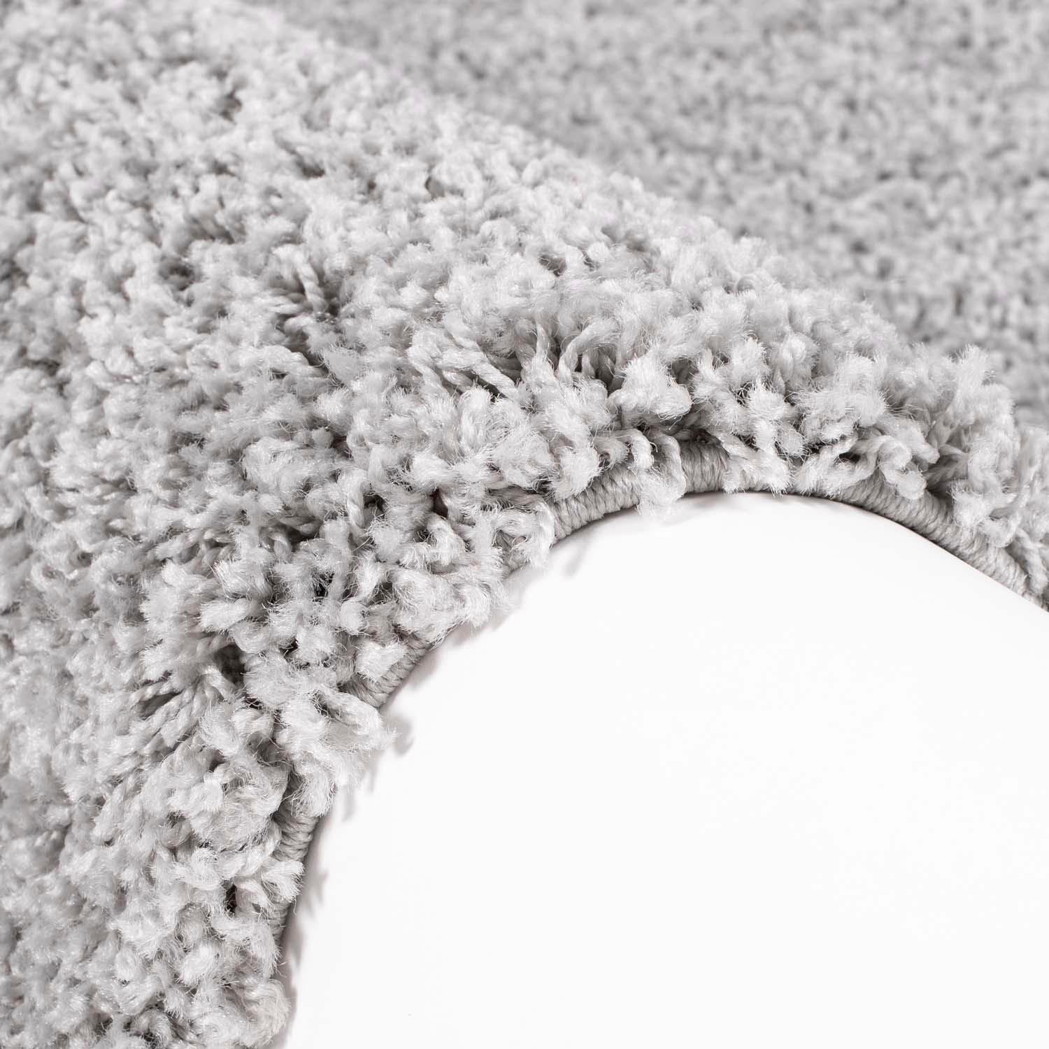 Carpet City Hochflor-Teppich »Shaggi uni 500« rechteckig 30 mm Höhe Läufer, Shaggy, Uni, Langflor, weich, Wohnzimmer, Schlafzimmer, Kinder