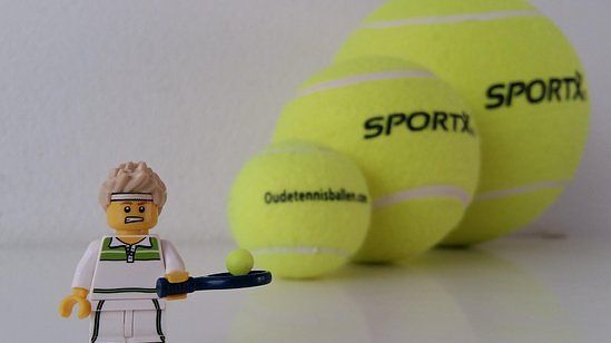 SportX - Jumbo Tennisbal - Roze - Geschikt voor Kinderen vanaf 3 Jaar