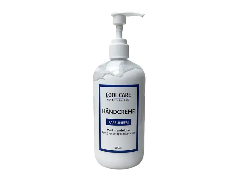 Håndcreme (500 ml) uden Parfume & Parabener