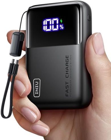 INIU - Powerbank - 100 W - 25000 mAh - USB-C-ingang en -uitgang