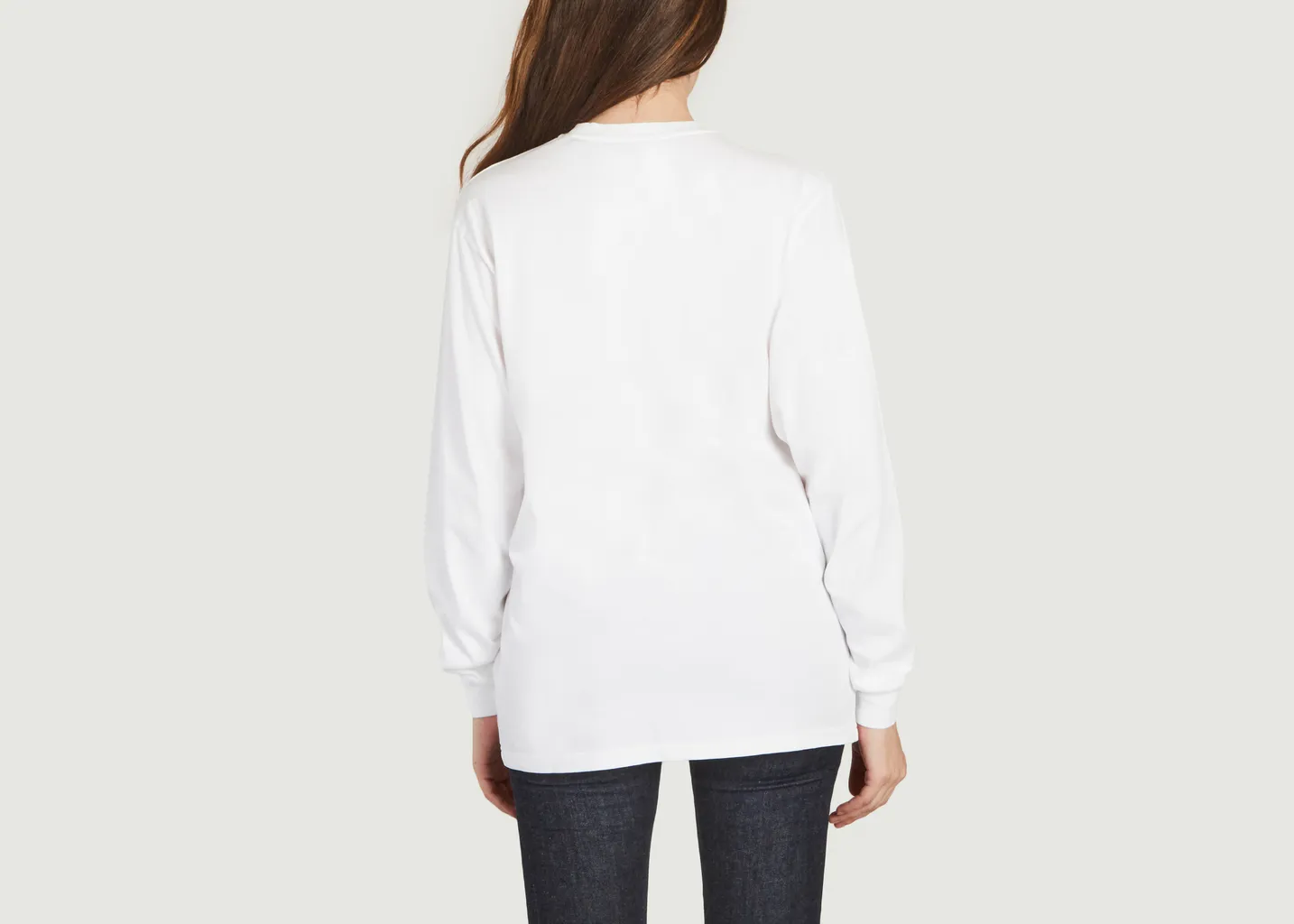 T-shirt à manches longues oversize en coton bio Colorful Standard