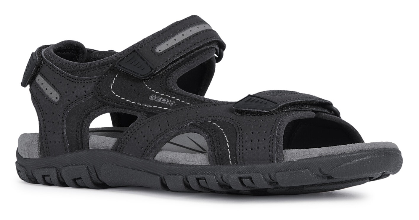 Geox Sandale »UOMO SANDAL STRADA«  , Sommerschuh, Klettschuh, Outdoorsandale, im Trekking-Look