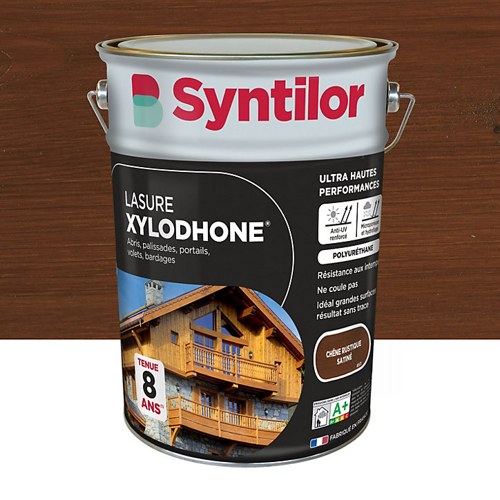 Lasure extérieure Xylodhone Syntilor Chêne rustique 5L garantie 8 ans