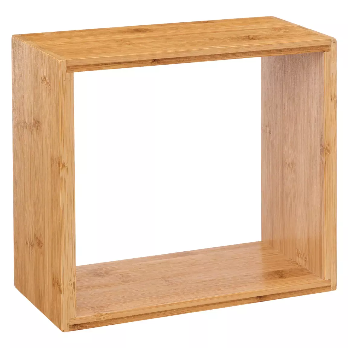 Lot de 3 étagères bambou (H15-20-25 cm) Cube Fixy Naturel
