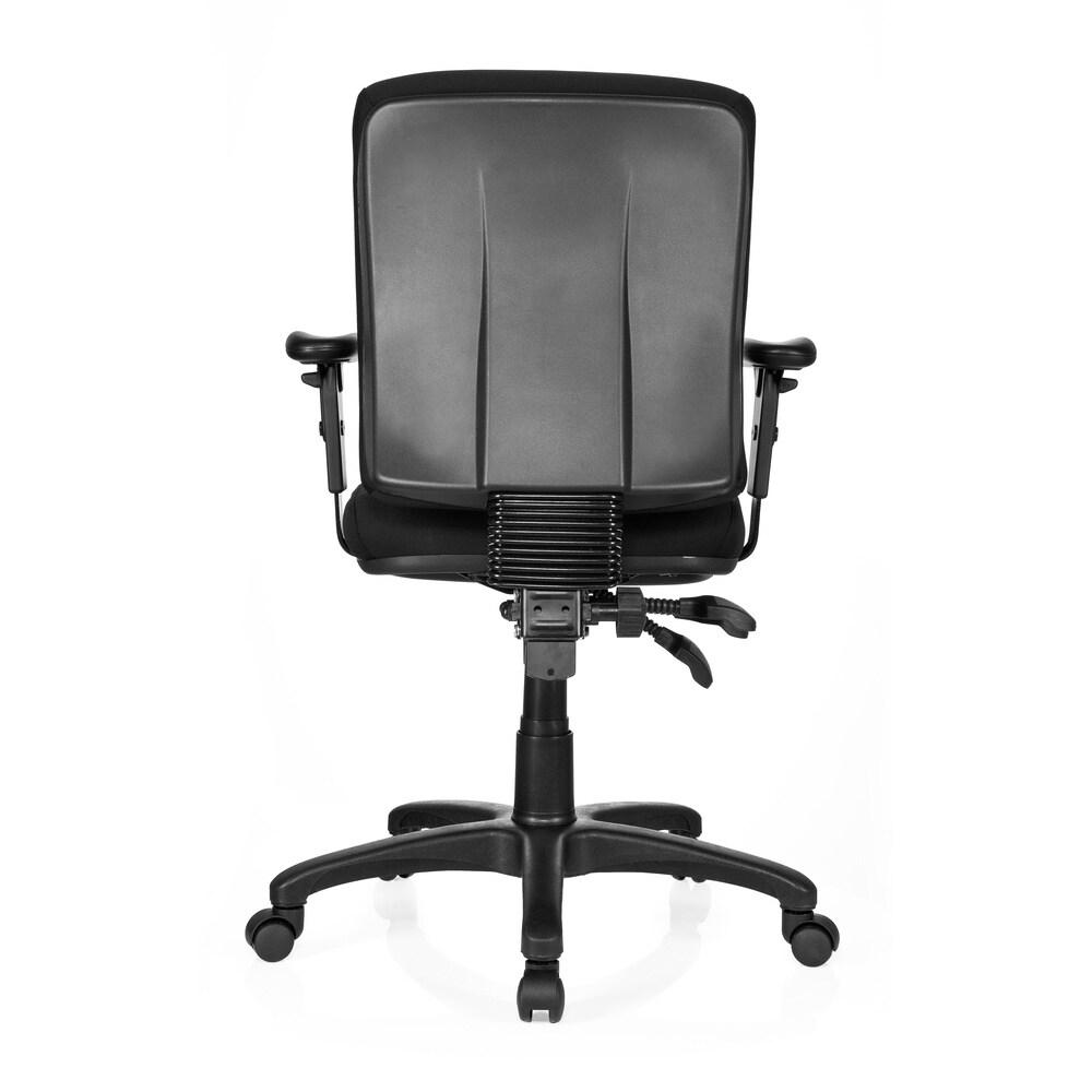 Profi Bürostuhl ZENIT BASE Stoff mit Armlehnen (höhenverstellbar) hjh OFFICE