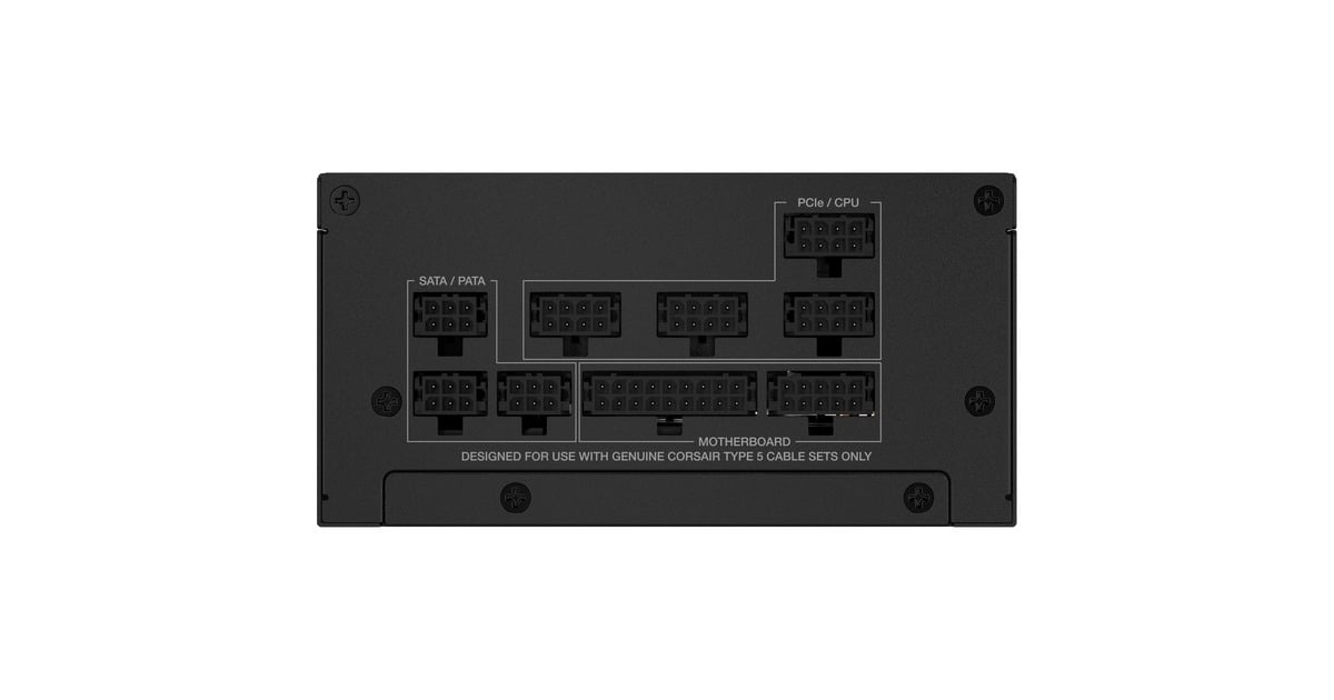 CorsairSF750 modulaire 750 watt voeding   (Zwart, 1x 12V-2x6, 2x PCIe)