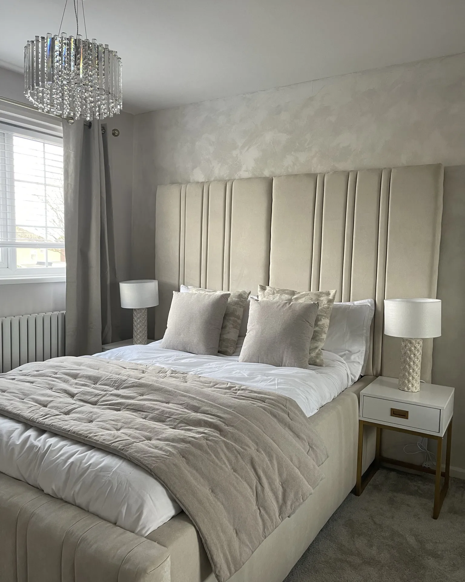 Tafellamp BALONNE Keramiek Lichtbeige