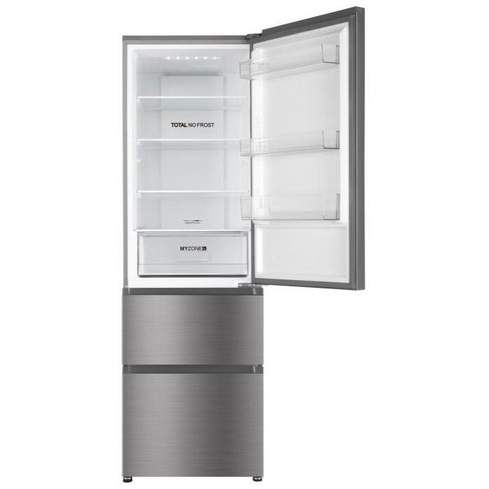 Haier Kühl- & Gefrierkombination 3D 60 SERIE 3 HTR3619ENMN Silber