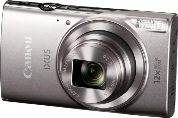 Canon IXUS 285 HS - Digitalkamera - kompakt - 20.2 MP - 1080p / 30 fps - 12x optisk zoom - Wi-Fi, NFC - sølv