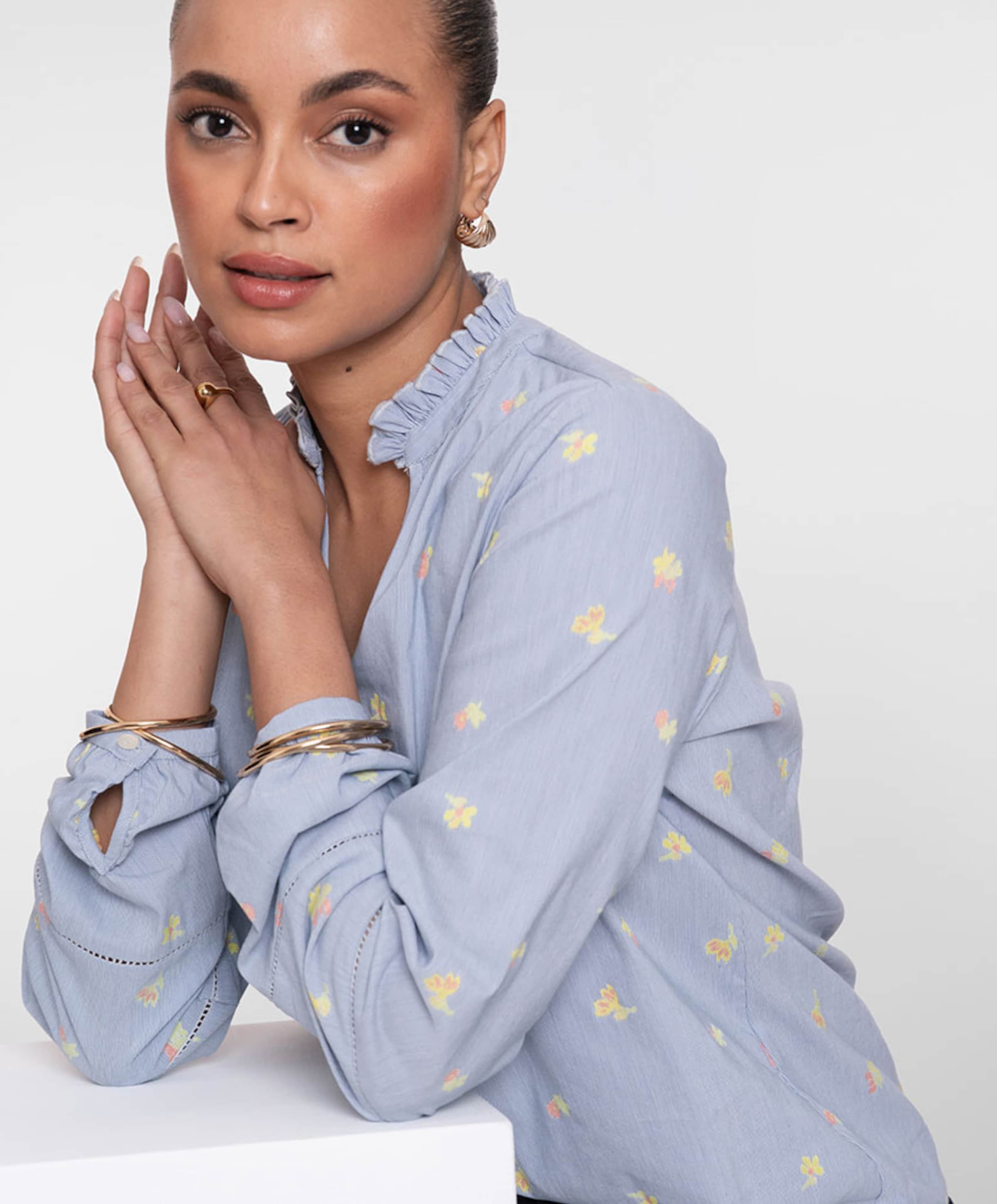 Geisha Dames blouse blauw