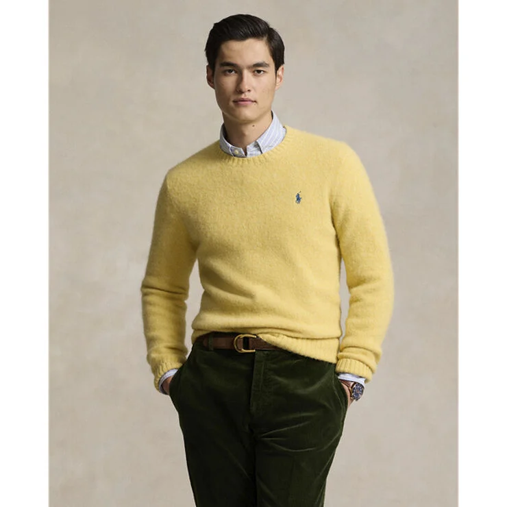 Polo Ralph Lauren ALPACA BLEND-LSL-PLO Shetland yellow