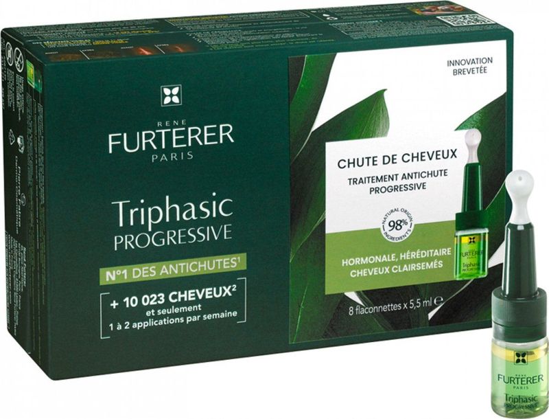 Rene Furterer Triphasic Progressive Ritual - Anti Caída - 8 X 5,5 Ml