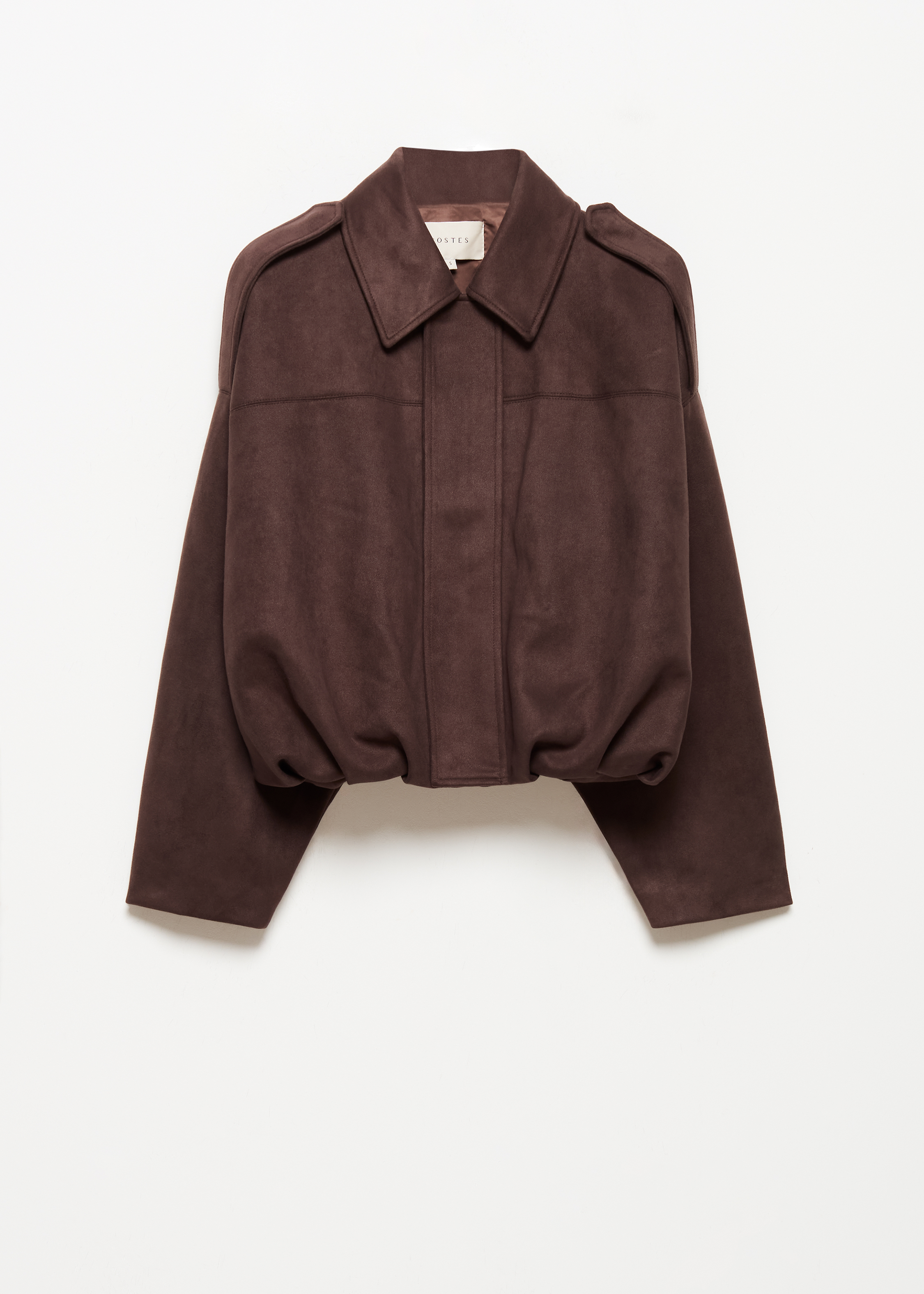 Suedine bomberjacket