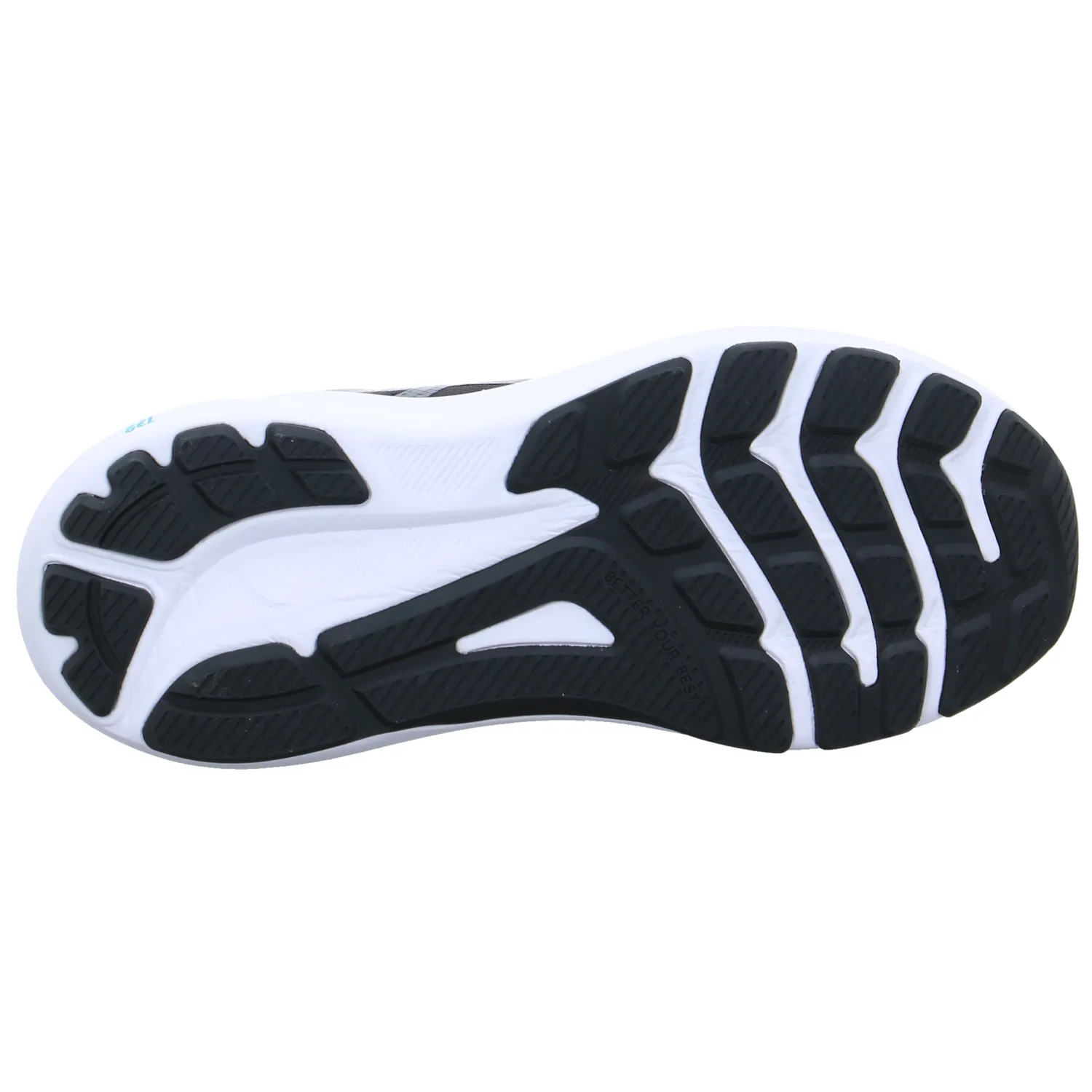 ASICS Kinder Sportschuh Schwarz Synthetik  GT-1000