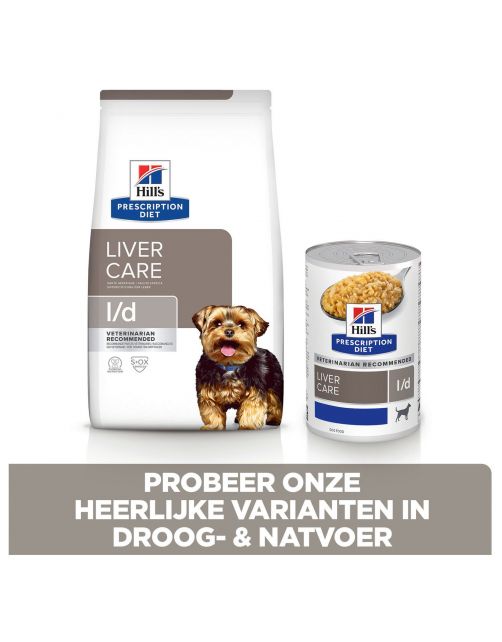 Hill's Prescription Diet L\/D Liver Care Blik - Hondenvoer - 370 g