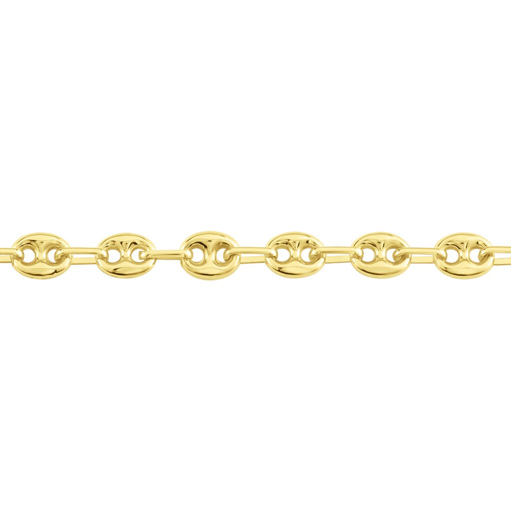 Bracelet Maille Dami Maille Grain De Café Or Jaune