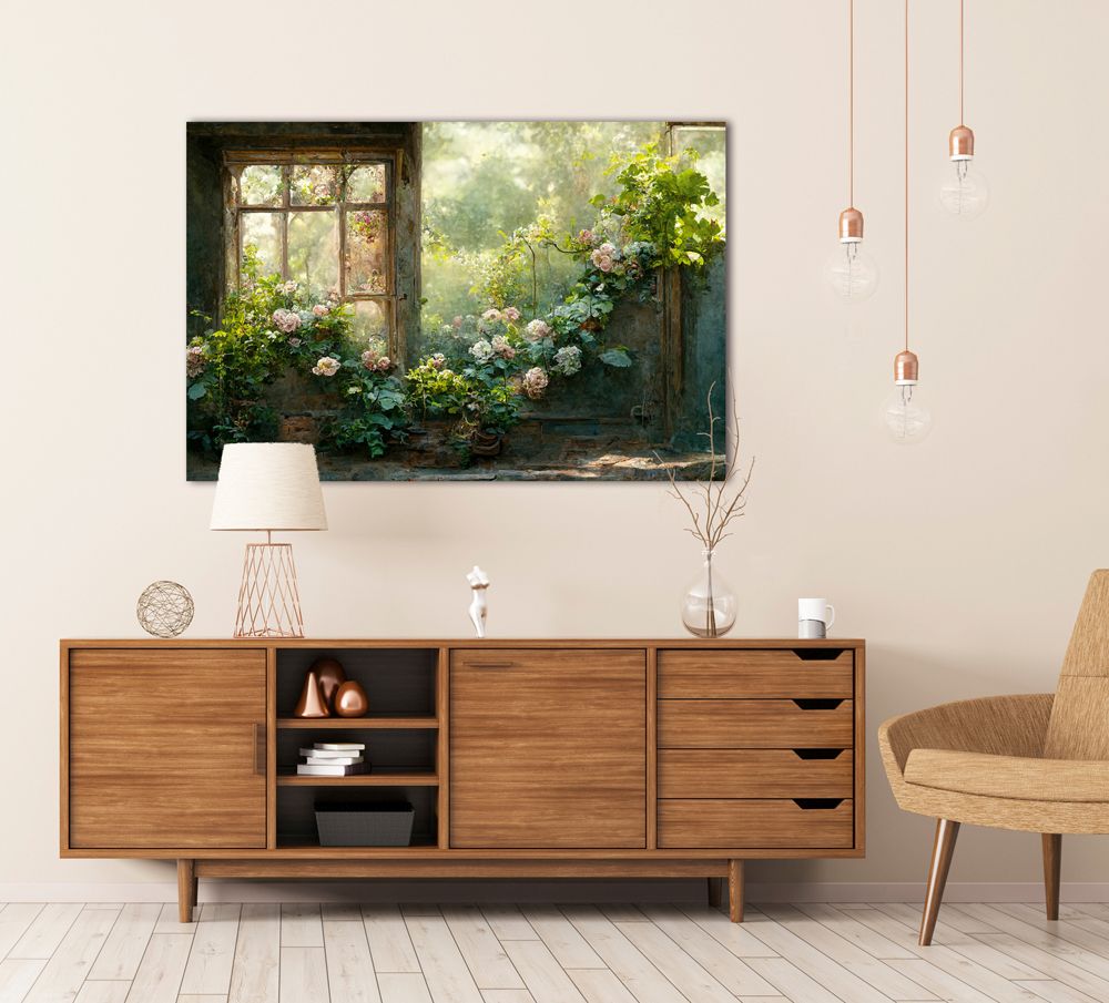 Acrylglasbild ROMANTIK GARTEN