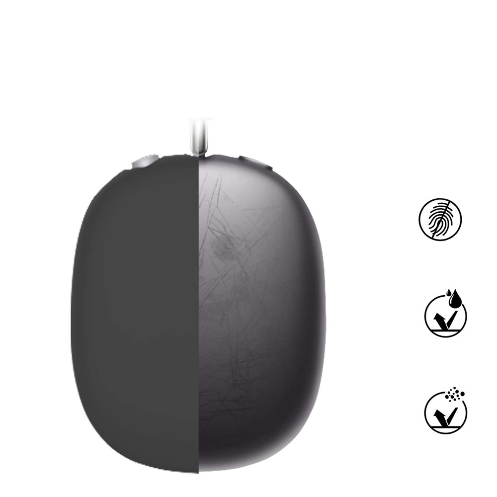 AirPods Max Silikon Hülle Schutz Abdeckung - Schwarz