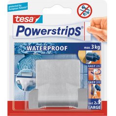 Powerstrips CROCHET DOUBLE 'WAVE' WATERPROOF, en inox