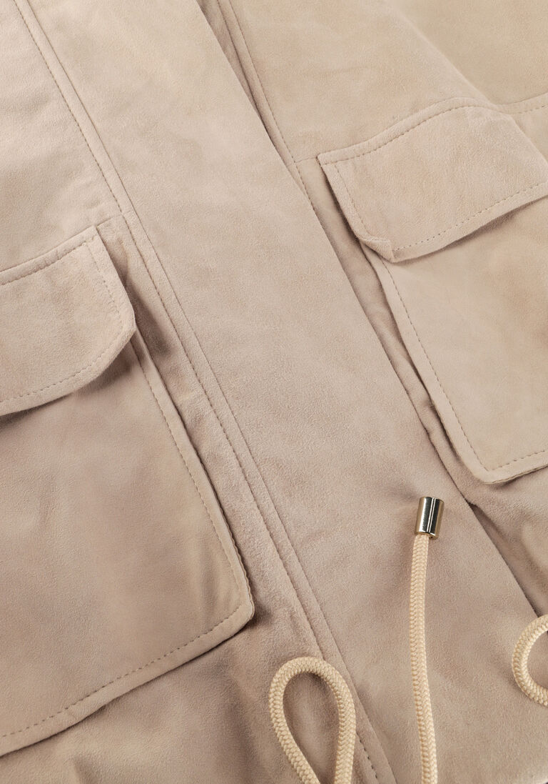 beige ibana jassen jigo suede