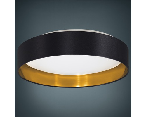 LED plafondlamp 24W 2100 lm 3000K Ø 38 cm Maserlo zwart/goud