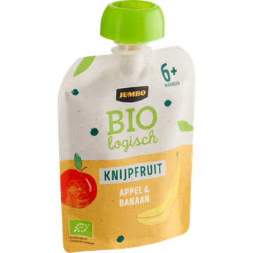 Jumbo Biologisch Knijpfruit Appel & Banaan 6+ Maanden 90 g