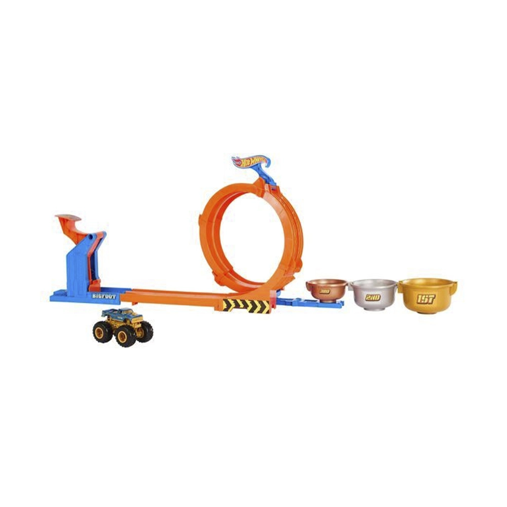 Hot Wheels Monstertruck Loop & Flip Bigfoot Trophy Challenge