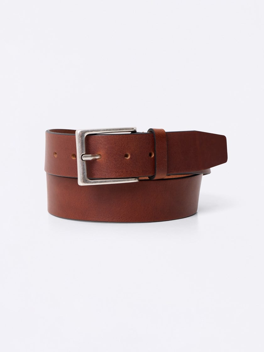 Lyon skinnbelte Cognac