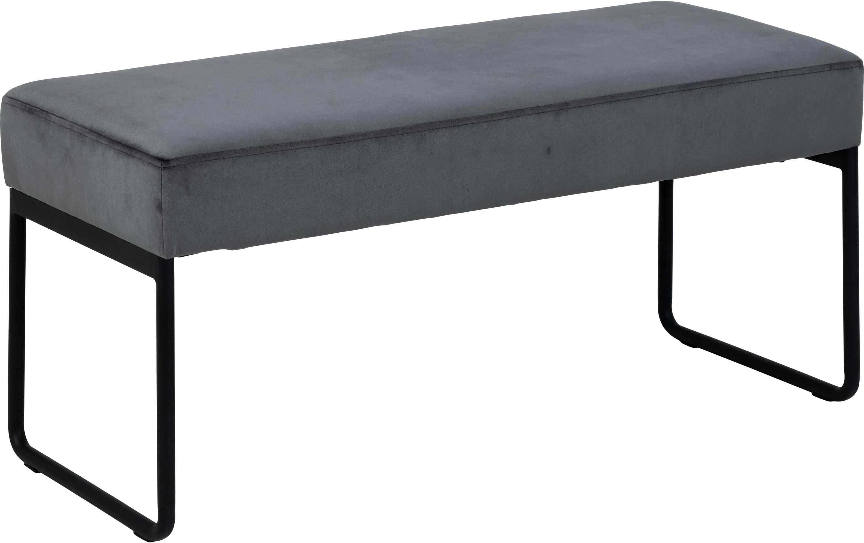 Sitzbank Xenia 95 x 46 cm, DunkelgrauVielseitige Bank für verschiedene Räume im Haus
