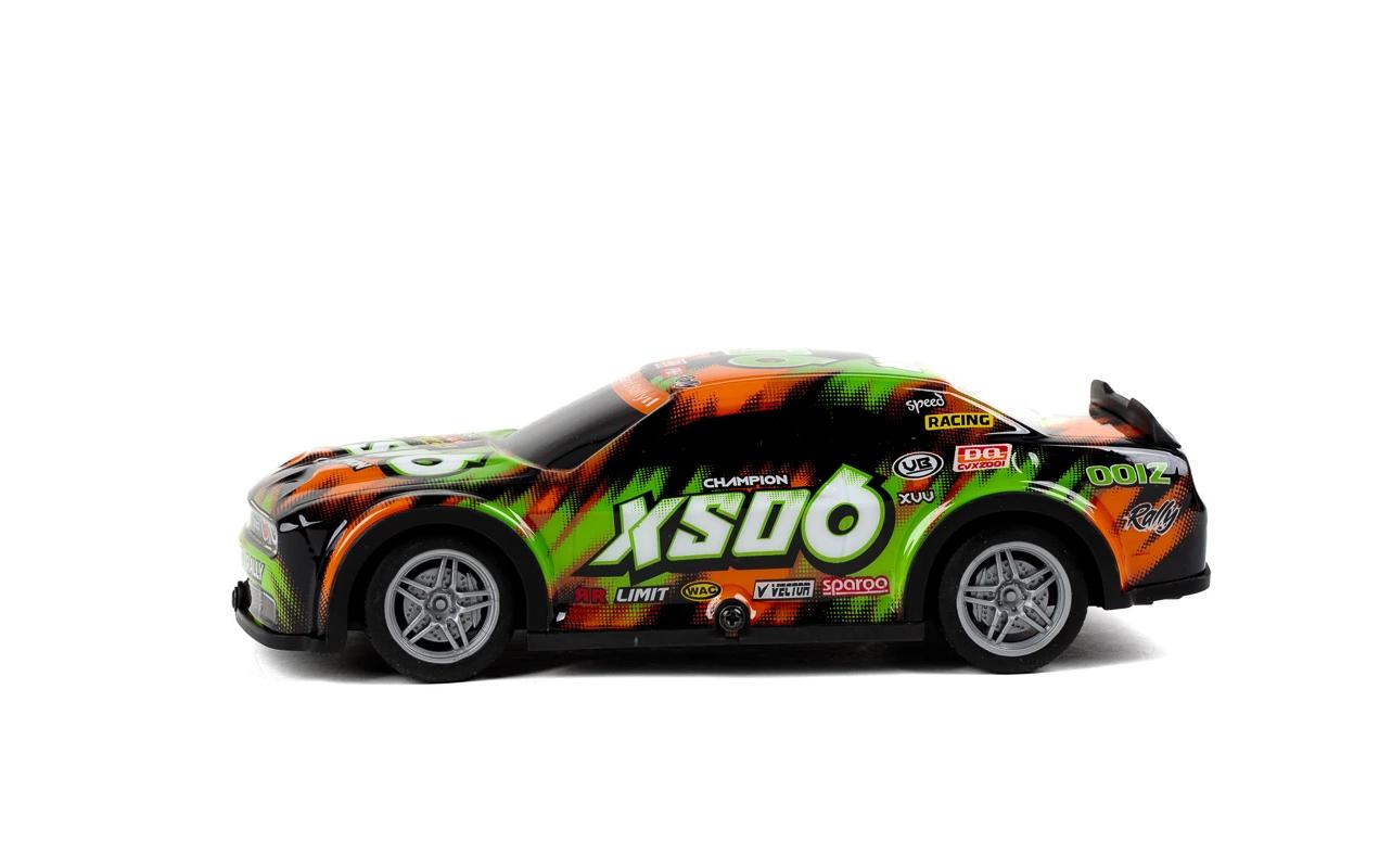 Auto Roar SXO6 mit Licht, Grün/Orange, 1:22Ferngesteuerter Sportwagen mit Licht für Kinder ab 3 Jahren